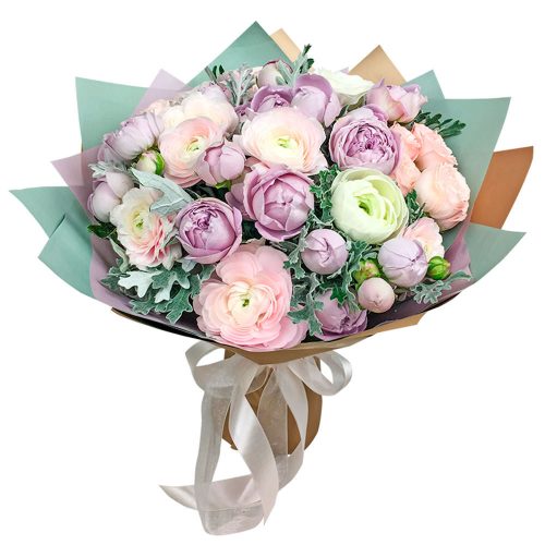 Флористический букет «Лиловый сон»