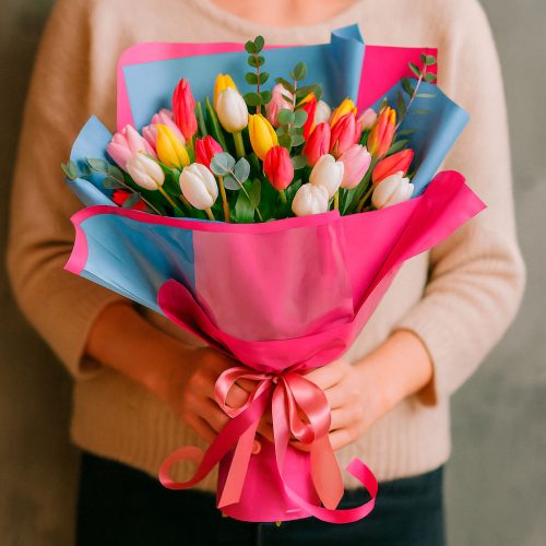 Букет цветов «Гармония весны»